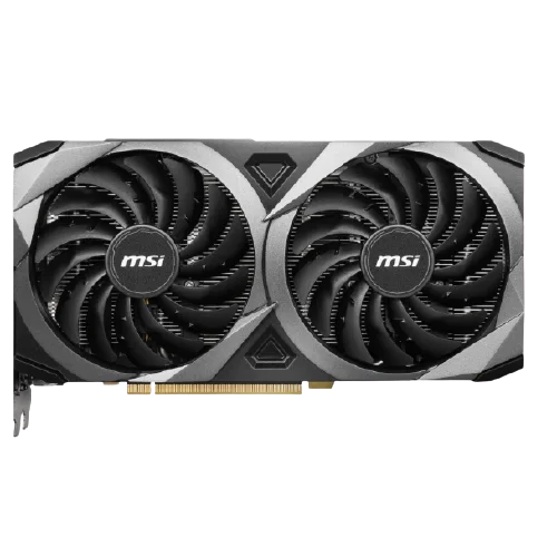 this RTX 3060ti has angled visuals and fans with a huge number of blades. Great