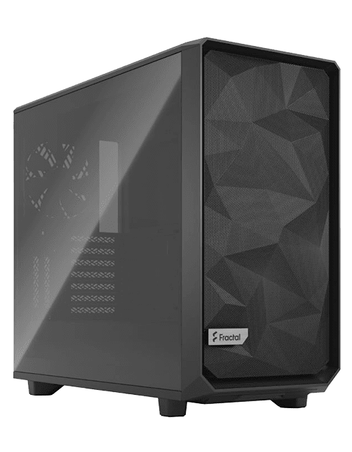 This black high airflow case looks great for prebuilt computers