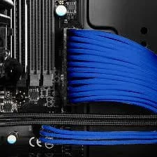 Advanced Pro Wiring - Individually Sleeved Cables (Cerulean Blue)